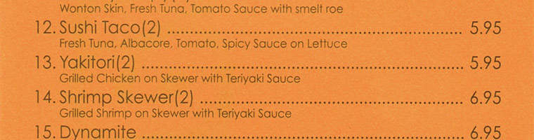 Sushiya Express - Isla Vista, CA menu_pic