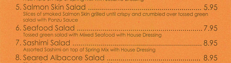 Sushiya Express - Isla Vista, CA menu_pic