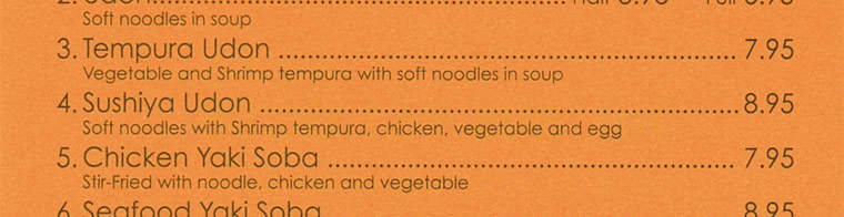 Sushiya Express - Isla Vista, CA menu_pic