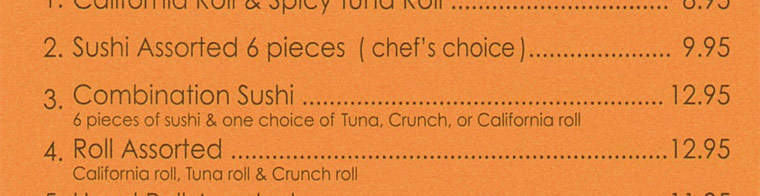 Sushiya Express - Isla Vista, CA menu_pic