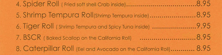 Sushiya Express - Isla Vista, CA menu_pic