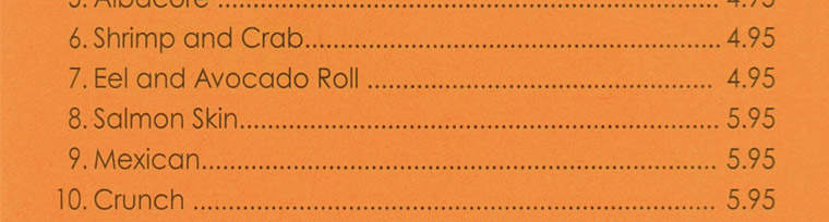 Sushiya Express - Isla Vista, CA menu_pic