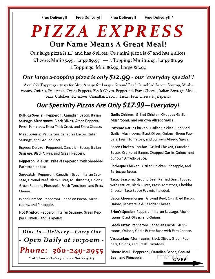 /4708506/Pizza-Express-Montesano-WA - Montesano, WA