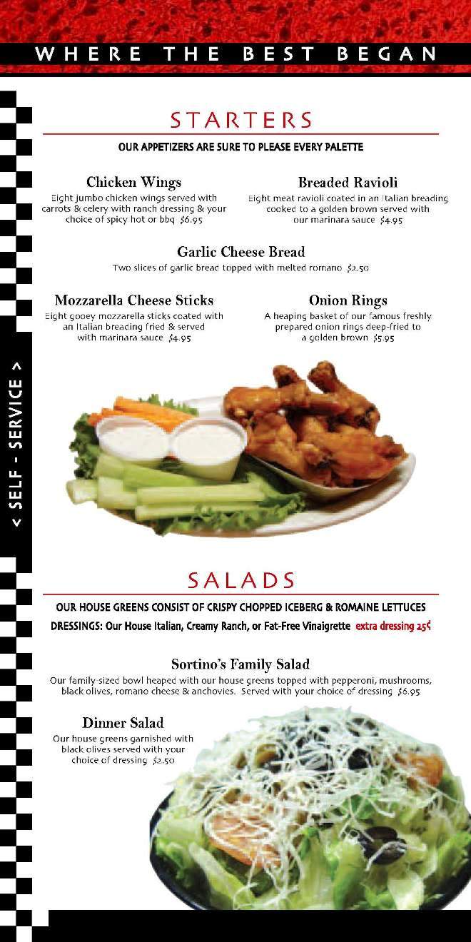 Johnny Sortino's Pizza Parlor - Omaha, NE menu_pic
