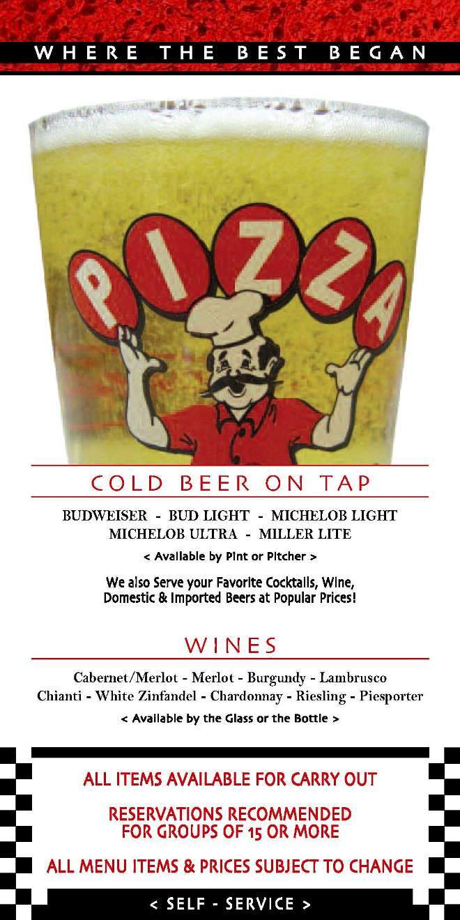 Johnny Sortino's Pizza Parlor - Omaha, NE menu_pic