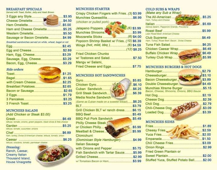 Munchies and More - West Palm Beach, FL menu_pic