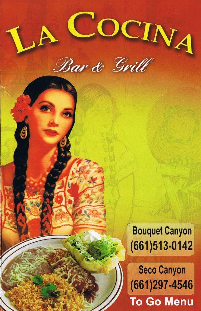 La Cocina Bar & Grill - Santa Clarita, CA menu_pic
