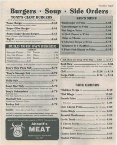 /1000743/Tonys-I-75-Restaurant-Birch-Run-MI - Birch Run, MI