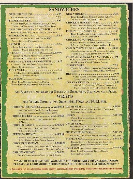 Instant Replay Sportsbar - Huntington Station, NY menu_pic
