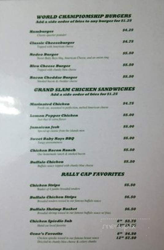 Shagunda's - Johnson City, NY menu_pic
