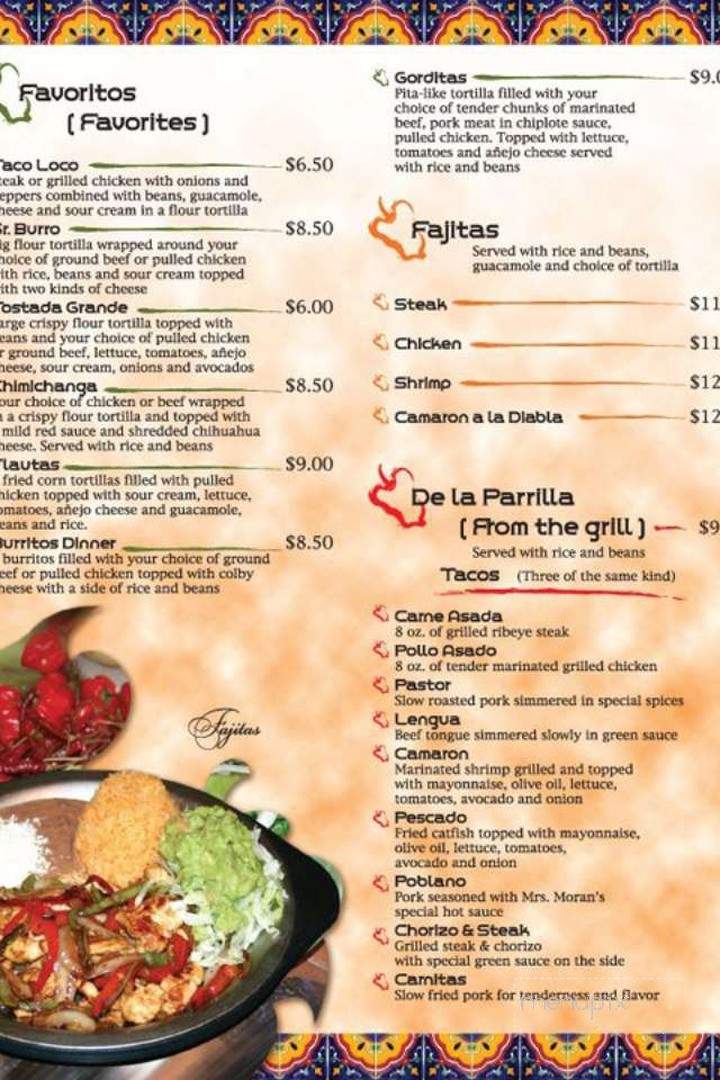 Habaneros Mexican Cuisine - Davenport, IA menu_pic