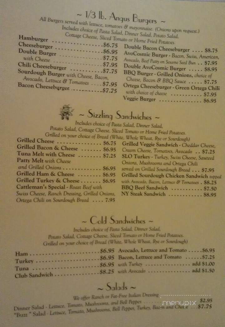 Breakfast Buzz - San Luis Obispo, CA menu_pic