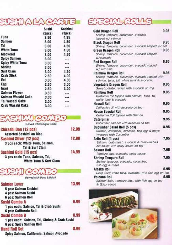 Okinawa Sushi - Greater Sudbury, ON menu_pic