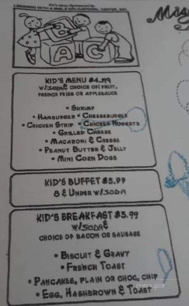 Miss B's Cafe - Louisburg, KS menu_pic