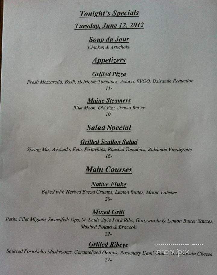 Guytanno's Cafe - Westerly, RI menu_pic