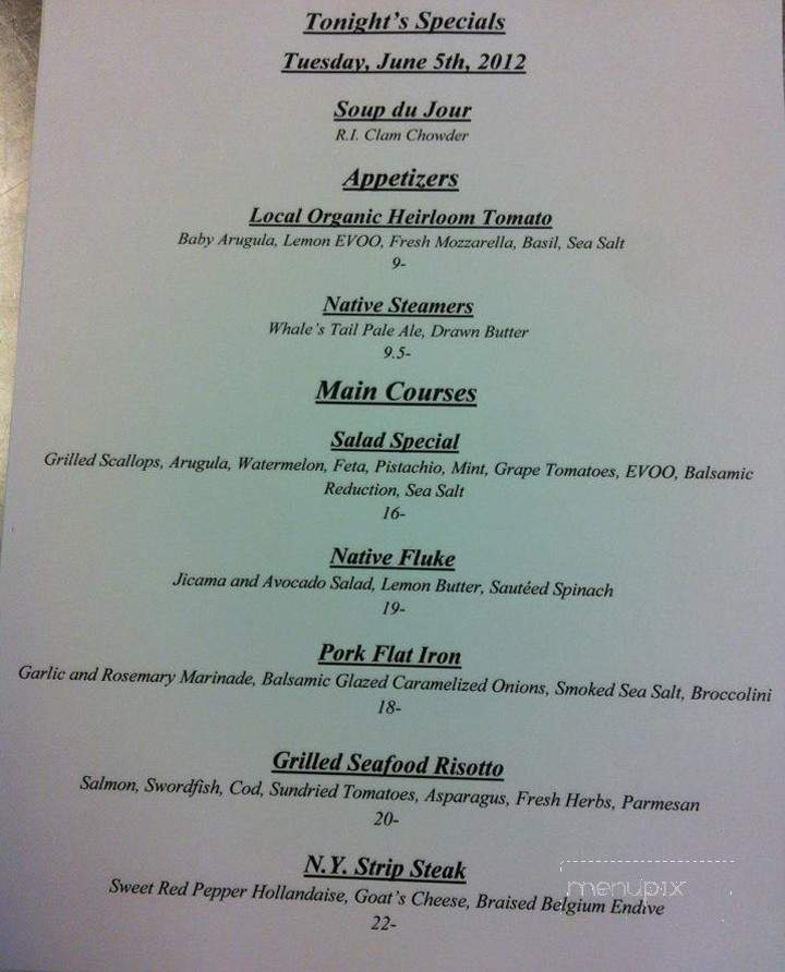 Guytanno's Cafe - Westerly, RI menu_pic