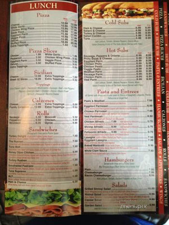A Bite of Italy - Smithfield, NC menu_pic