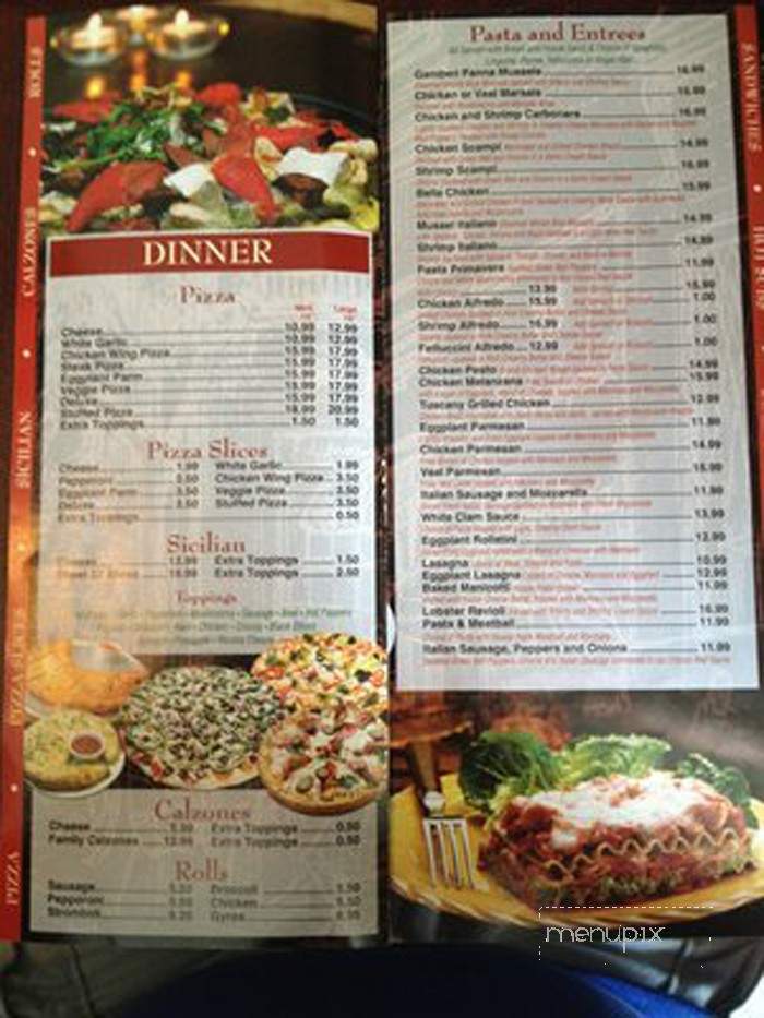 A Bite of Italy - Smithfield, NC menu_pic