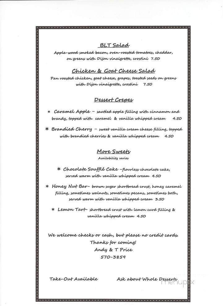 Real Food Cafe - Amarillo, TX menu_pic