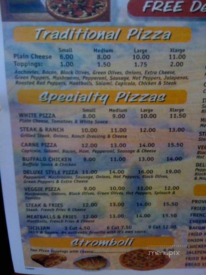 Candito's Pizzeria - Ellwood City, PA menu_pic