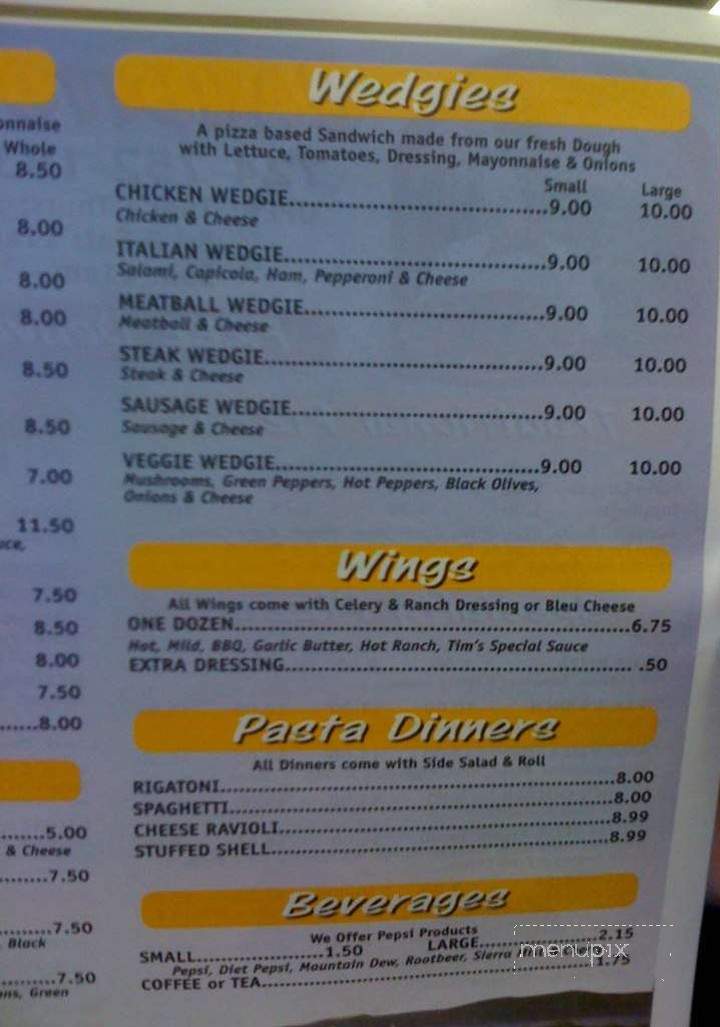 Candito's Pizzeria - Ellwood City, PA menu_pic
