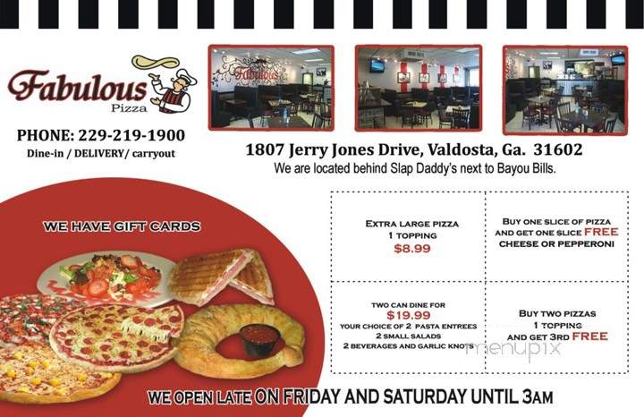 /380147886/Fabulous-Pizza-Valdosta-GA - Valdosta, GA