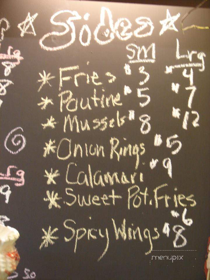Seatreat Restaurant - Charlottetown, PE menu_pic