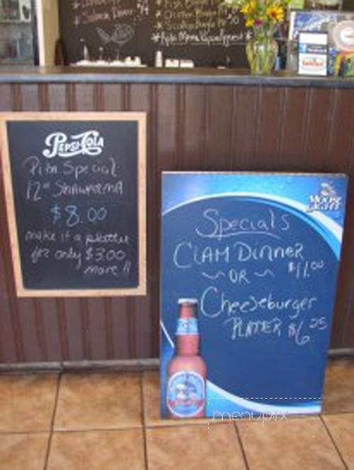 Seatreat Restaurant - Charlottetown, PE menu_pic