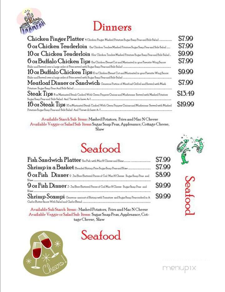 Joey's Restaurant - Houtzdale, PA menu_pic