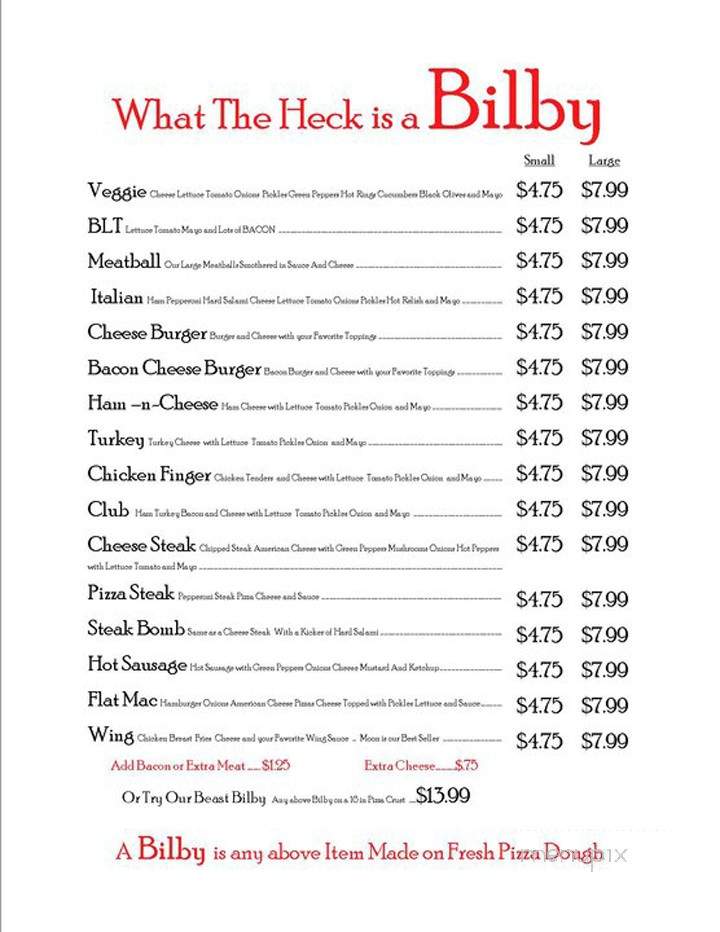 Joey's Restaurant - Houtzdale, PA menu_pic