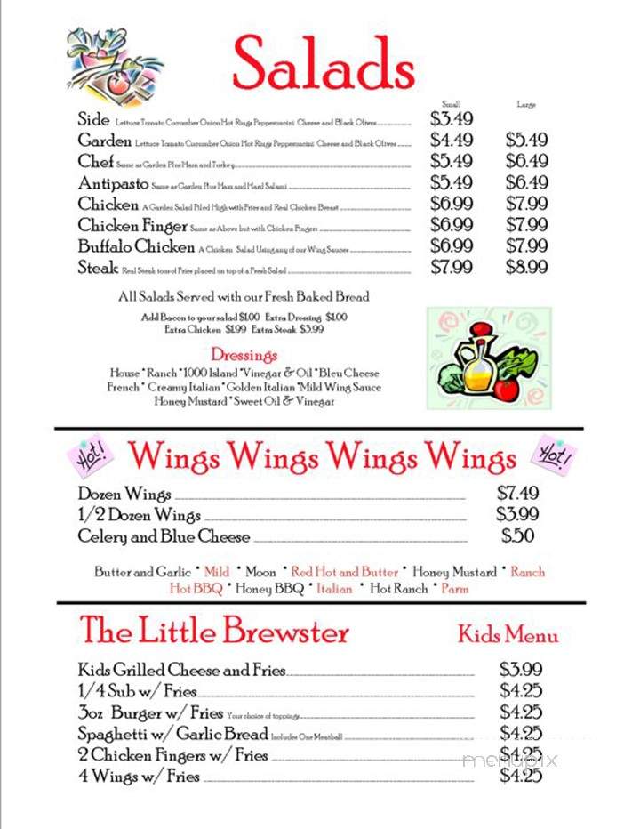 Joey's Restaurant - Houtzdale, PA menu_pic