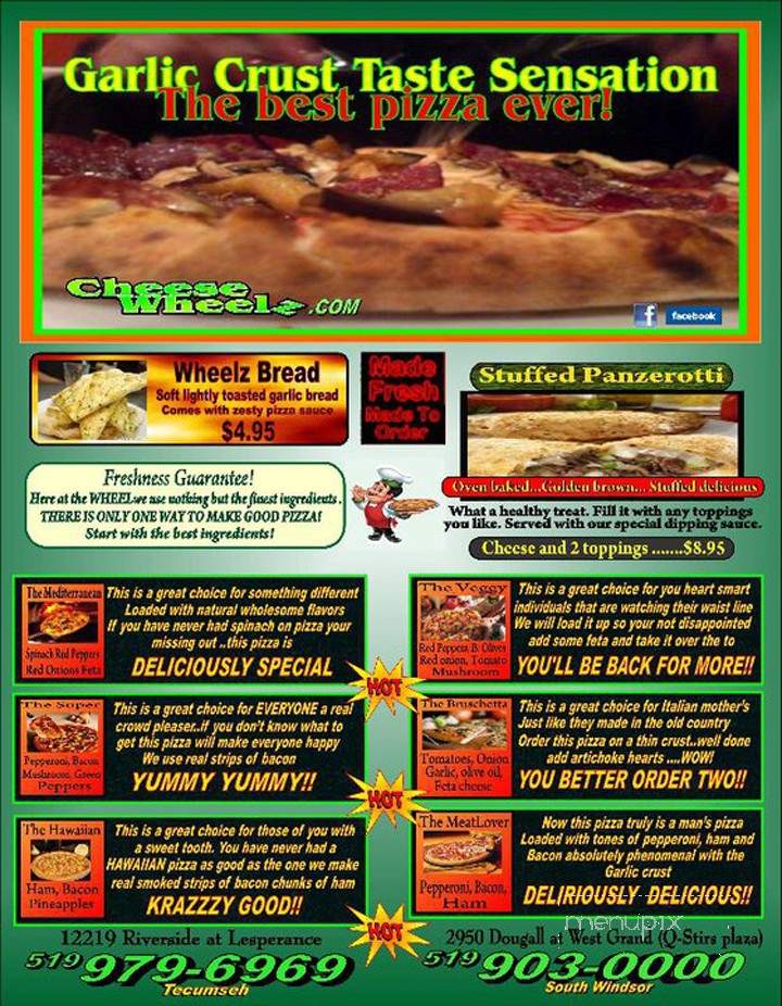 Cheese wheel - Tecumseh, ON menu_pic