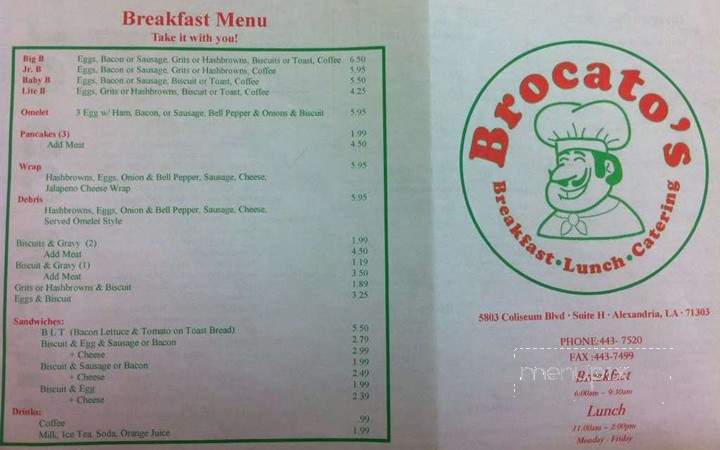 /444840/Brocatos-Breakfast-and-Lunch-Alexandria-LA - Alexandria, LA
