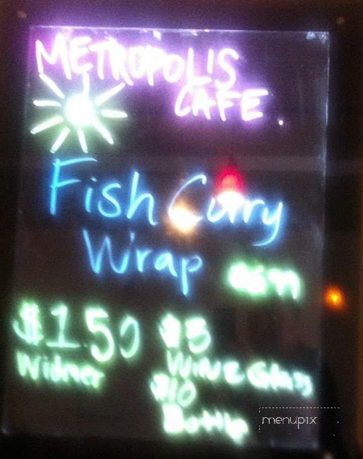 Metropolis Cafe - Milledgeville, GA menu_pic