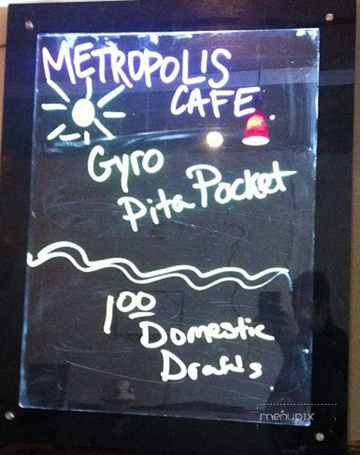 Metropolis Cafe - Milledgeville, GA menu_pic