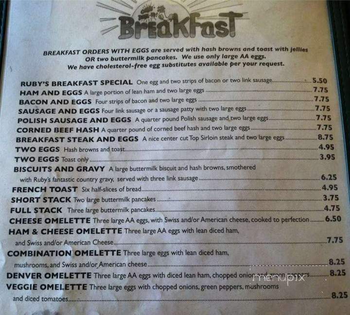 Ruby's Cafe - Missoula, MT menu_pic