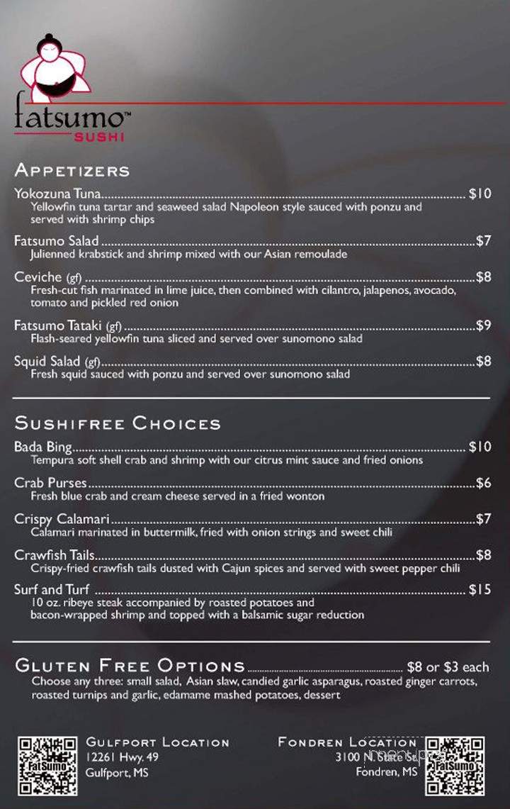 Fatsumo Sushi - Gulfport, MS menu_pic