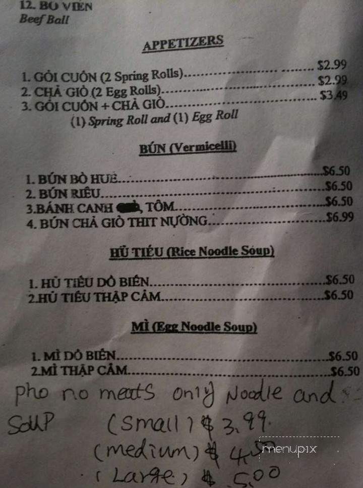Menu of Wasabi Express in Augusta, GA 30909