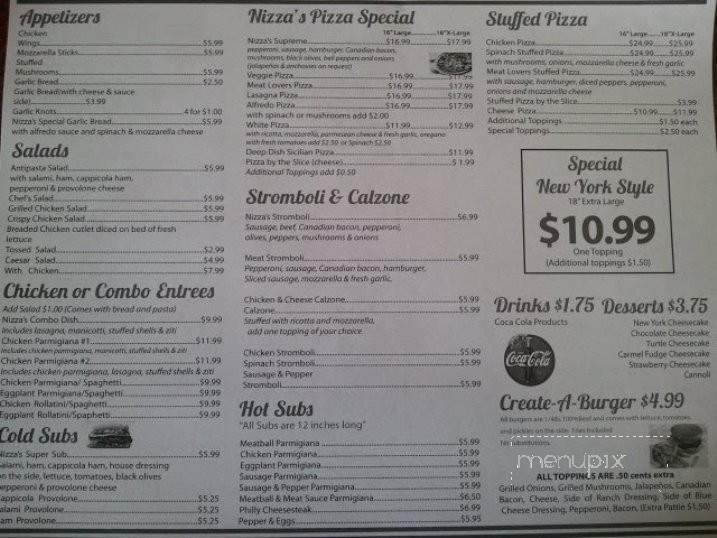 My NIzza Pizza - Hurst, TX menu_pic