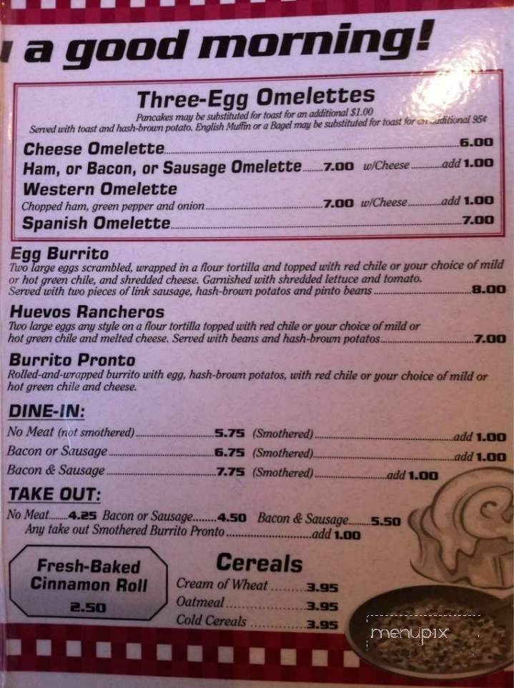 Pecos River Cafe - Carlsbad, NM menu_pic
