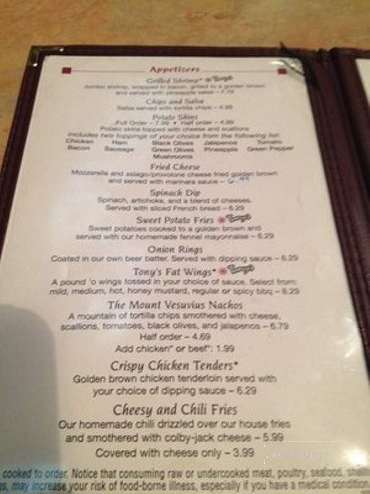 Fat Tony's Grille & Sports Bar - Portage, MI menu_pic