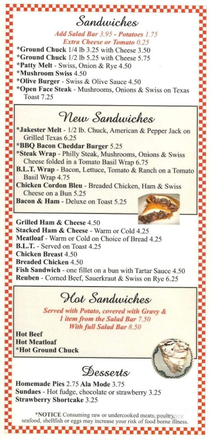 Cherry's Cafe - Jackson, MI menu_pic