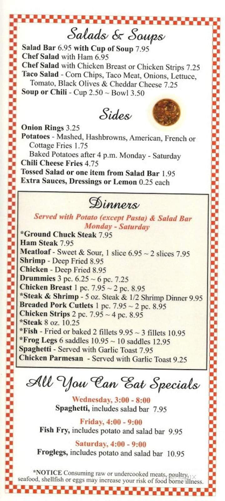 Cherry's Cafe - Jackson, MI menu_pic