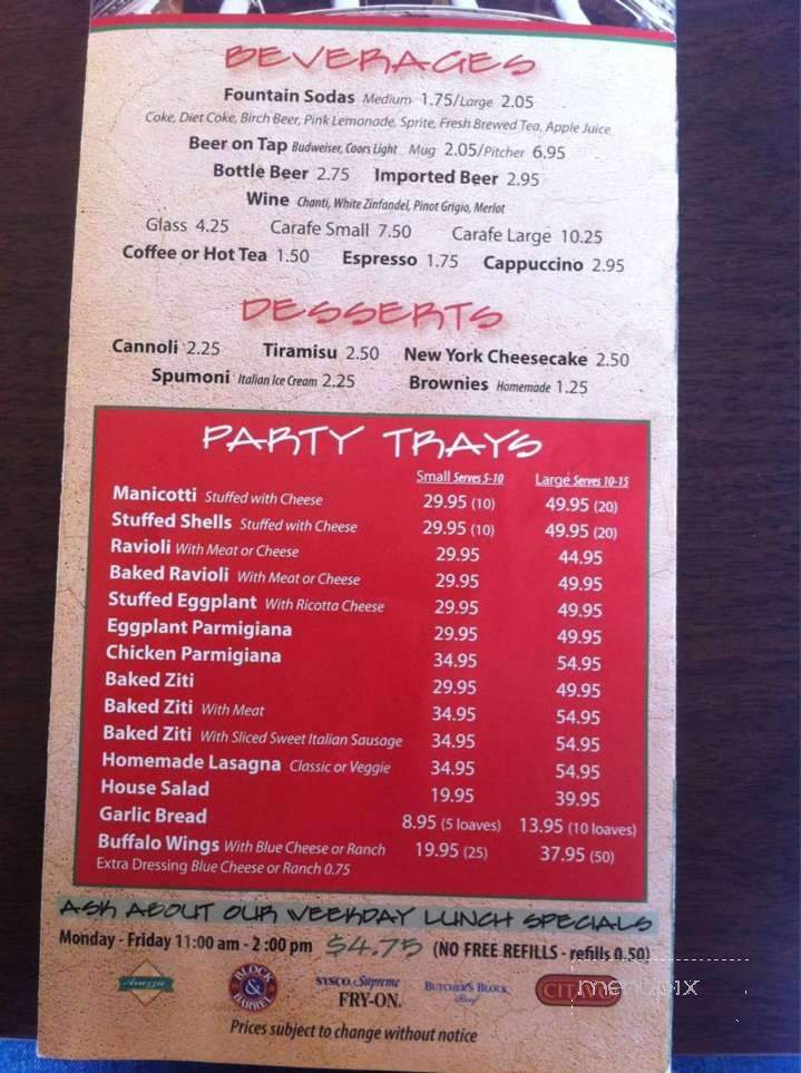 /2008480/Rusticana-Pizza-Menu-Easton-MD - Easton, MD