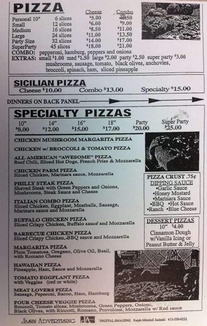 Italy's Best Express - Springfield, MA menu_pic