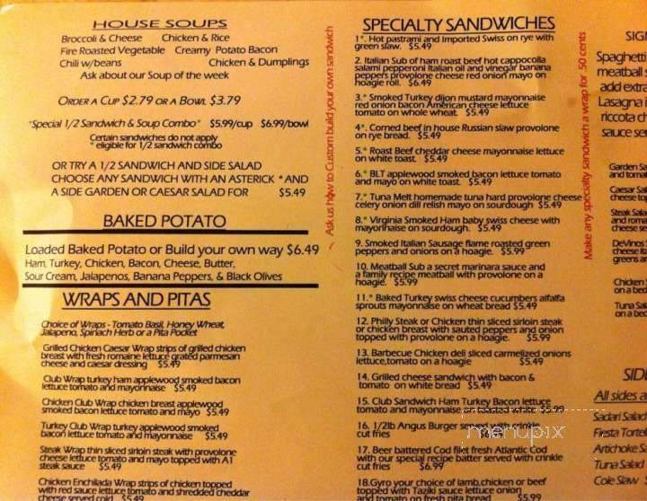 DeVino's - Louisville, KY menu_pic
