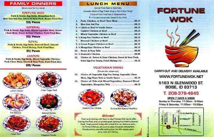 Fortune Wok - Boise, ID menu_pic