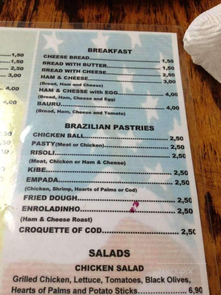 Cafe no Bule - Tampa, FL menu_pic