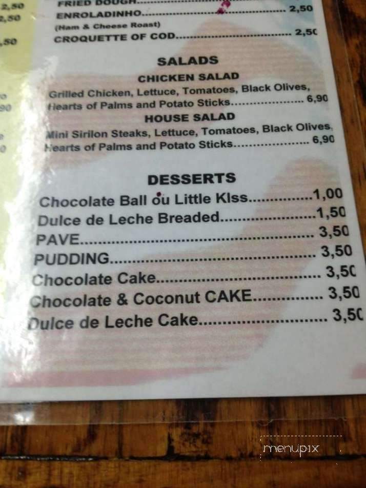 Cafe no Bule - Tampa, FL menu_pic