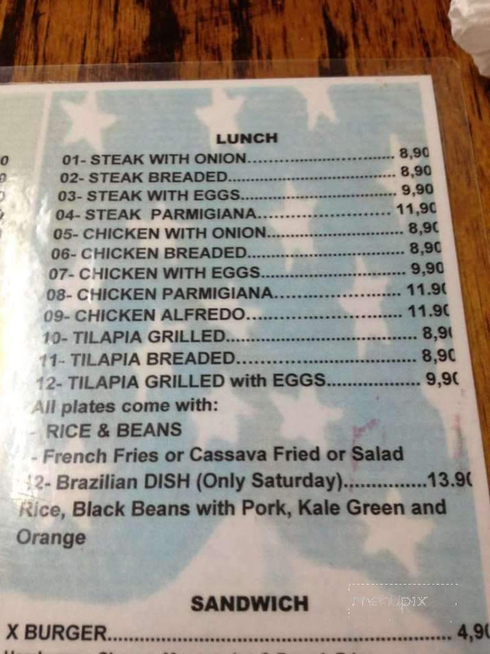 Cafe no Bule - Tampa, FL menu_pic